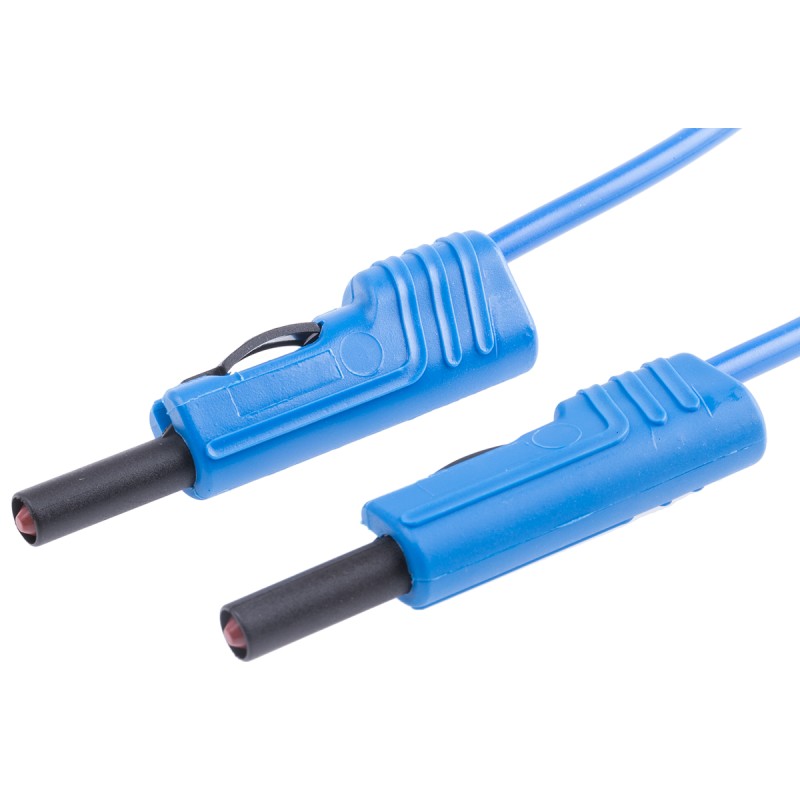 1 pcs - Hirschmann Test & Measurement, 16A, 60V dc, Blue, 2m Lead Length