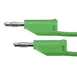 1 pcs - Schutzinger Test lead, 16A, 33 V ac, 70V dc, Green, 1m Lead Length