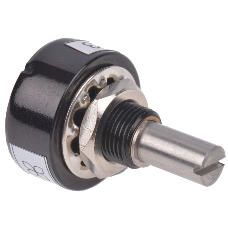 1 pcs - RS PRO 1kΩ Rotary Potentiometer 1-Gang Bushing Mount