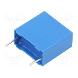 1 pcs x EPCOS - B32522C0106K000 - Capacitor: polyester, 10uF, 40VAC, 63VDC, 15mm, ±10%, 18x17.5x9mm