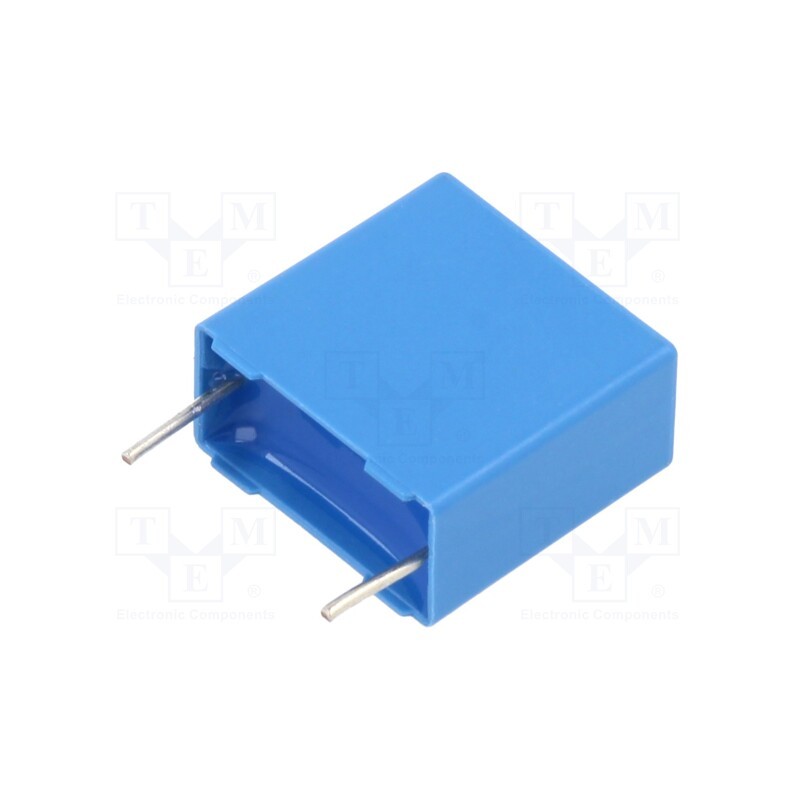 1 pcs x EPCOS - B32522C0106K000 - Capacitor: polyester, 10uF, 40VAC, 63VDC, 15mm, ±10%, 18x17.5x9mm