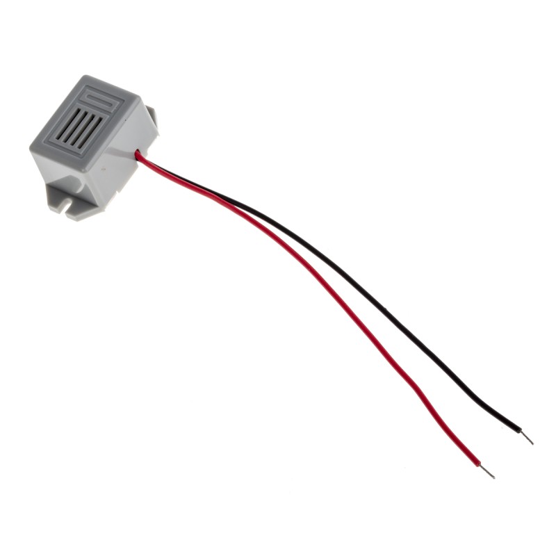 1 pcs - RS PRO 76dB Flange Mount Continuous Internal Magnetic Buzzer Component, 32 x 17 x 15.55mm, 20V dc Min, 28V dc Max