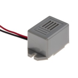 1 pcs - RS PRO 76dB Flange Mount Continuous Internal Magnetic Buzzer Component, 32 x 17 x 15.55mm, 20V dc Min, 28V dc Max