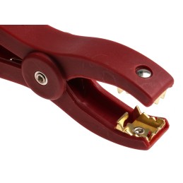 1 pcs - Mueller Electric Red Kelvin Clip, 50A, 25mm Jaw Opening