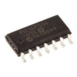 5 pcs - Microchip PIC16F506-I/SL, 8bit PIC Microcontroller, PIC16F, 20MHz, 1024 words Flash, 14-Pin SOIC