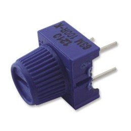 1 pcs - 10kΩ, Through Hole Trimmer Potentiometer 0.5W Top Adjust Vishay, 63M