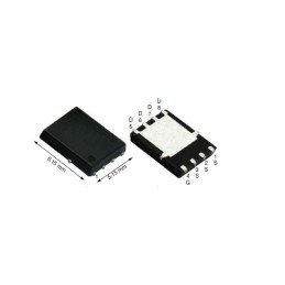 5 pcs - N-Channel MOSFET, 78.4 A, 80 V, 8-Pin PowerPAK SO-8 Vishay SiR586DP-T1-RE3
