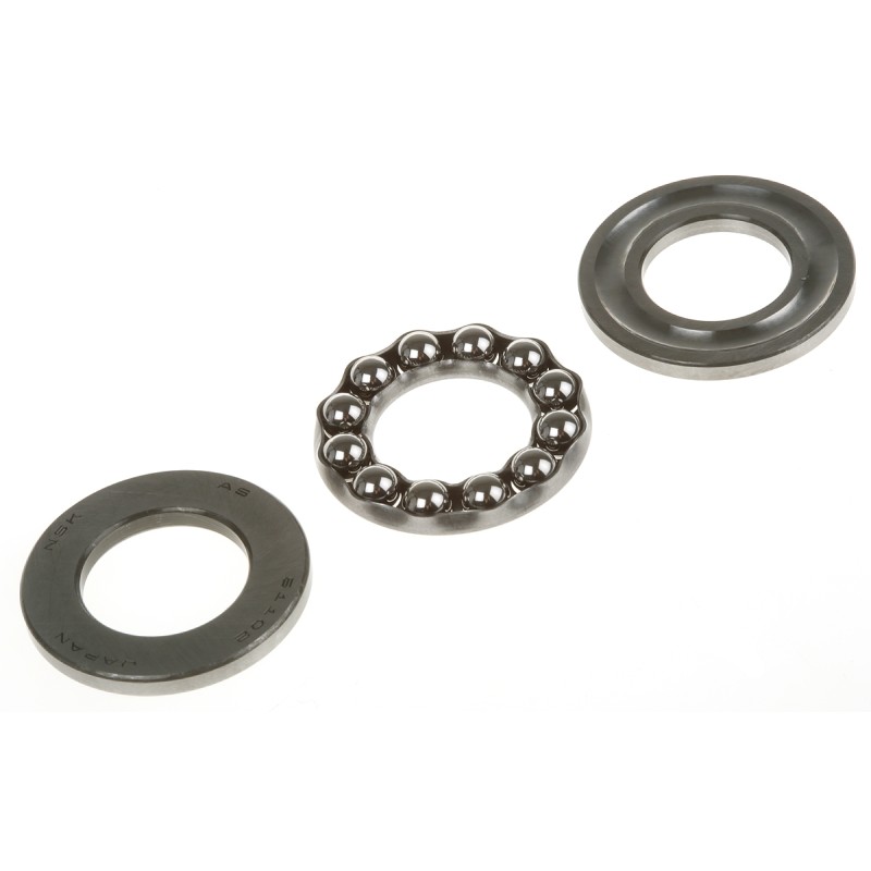 1 pcs - NSK 51102 Thrust Ball Bearing- Open Type 15mm I.D, 28mm O.D