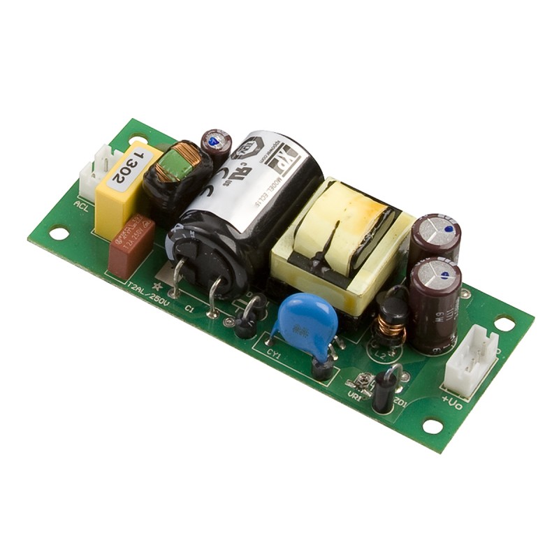 1 pcs - XP Power Switching Power Supply, ECL15US48-T, 48V dc, 320mA, 15W, 1 Output, 120 - 370 V dc, 85 - 264 V ac