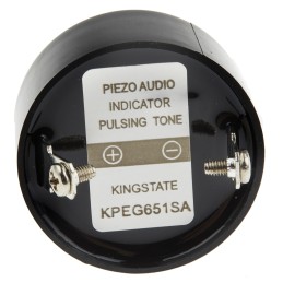 1 pcs - RS PRO 80dB Panel Mount Fast Pulse Internal Piezo Buzzer, 42.5 (Dia.) x 33mm, 6V dc Min, 28V dc Max