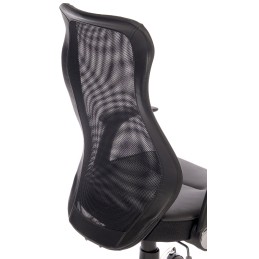 1 pcs - RS PRO Black Fabric Executive Chair, 110kg Weight Capacity