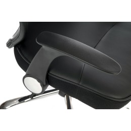1 pcs - RS PRO Black Fabric Executive Chair, 110kg Weight Capacity