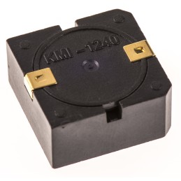 1 pcs - RS PRO 83dB SMD Continuous Internal Buzzer, 16.9 x 16.9 x 7.8mm, 3V dc Min, 20V dc Max