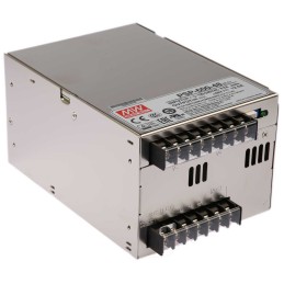 1 pcs - MEAN WELL Switching Power Supply, PSP-600-48, 48V dc, 12.5A, 600W, 1 Output, 124 - 370 V dc, 88 - 264 V