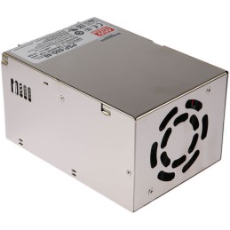 1 pcs - MEAN WELL Switching Power Supply, PSP-600-48, 48V dc, 12.5A, 600W, 1 Output, 124 - 370 V dc, 88 - 264 V