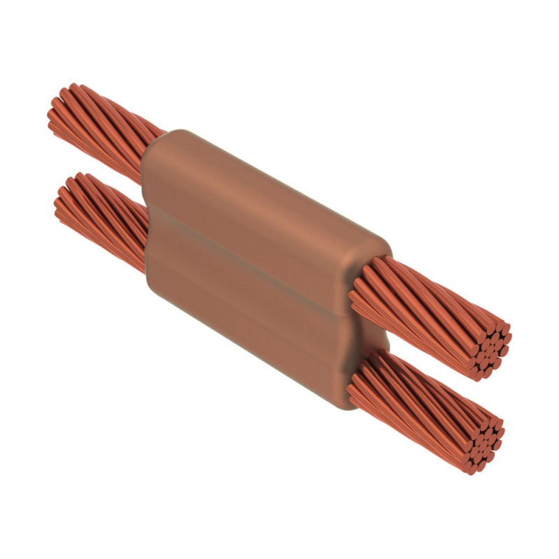 1 pcs - nVent ERICO Graphite Cable Joint Connector Block, Straight Joint Type , 70mm²