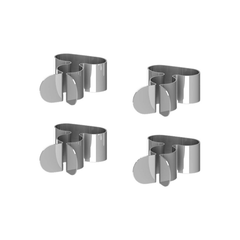 1 pcs - Siemens Silver Aluminium C Clamp, 12mm Max. Bundle