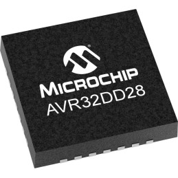 5 pcs - Microchip AVR32DD28-I/STX, 8bit AVR Microcontroller, AVR, 24MHz, 32 KB Flash, 28-Pin SOIC