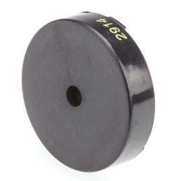 1 pcs - RS PRO 90dB Through Hole Continuous External Piezo Buzzer, 30.2 (Dia.) x 7.5mm, 30V ac Max
