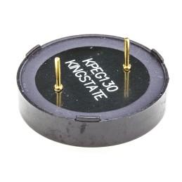 1 pcs - RS PRO 90dB Through Hole Continuous External Piezo Buzzer, 30.2 (Dia.) x 7.5mm, 30V ac Max