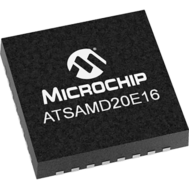 5 pcs - Microchip ATSAMD20E16A-MU, 32bit ARM Cortex M0+ Microcontroller, ATSAMD, 48MHz, 64 kB Flash, 32-Pin QFN