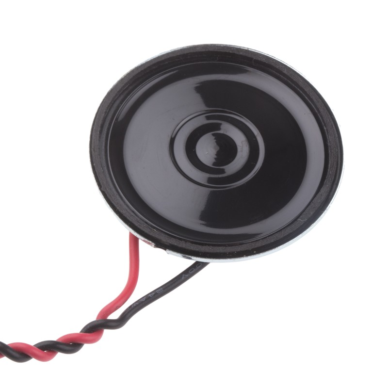 1 pcs - RS PRO 8Ω 1W Miniature Speaker 36mm Dia. , 150mm Lead Length, 36 (Dia.) x 4.6mm