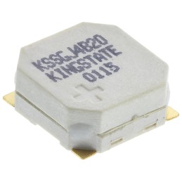 5 pcs - RS PRO 97dB SMD External Magnetic Buzzer Component, 8.5 x 8.5 x 4mm, 3V Min, 5V Max