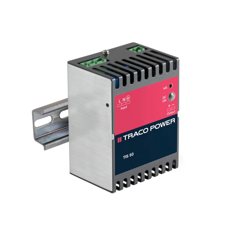 1 pcs - TRACOPOWER TIS Switch Mode DIN Rail Power Supply, 93 - 264V ac ac Input, 12V dc dc Output, 3.5A Output, 50W