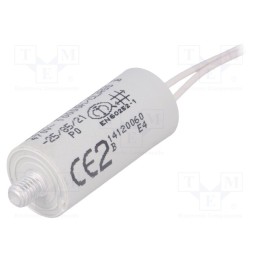 1 pcs x KEMET - C274ACA4200AL0J - Capacitor: motors, run, 2uF, 470VAC, Ø25x55mm, -25÷85°C, ±5%