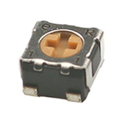5 pcs - 10kΩ, SMD Trimmer Potentiometer 0.125W Top Adjust Nidec Components, ST-32