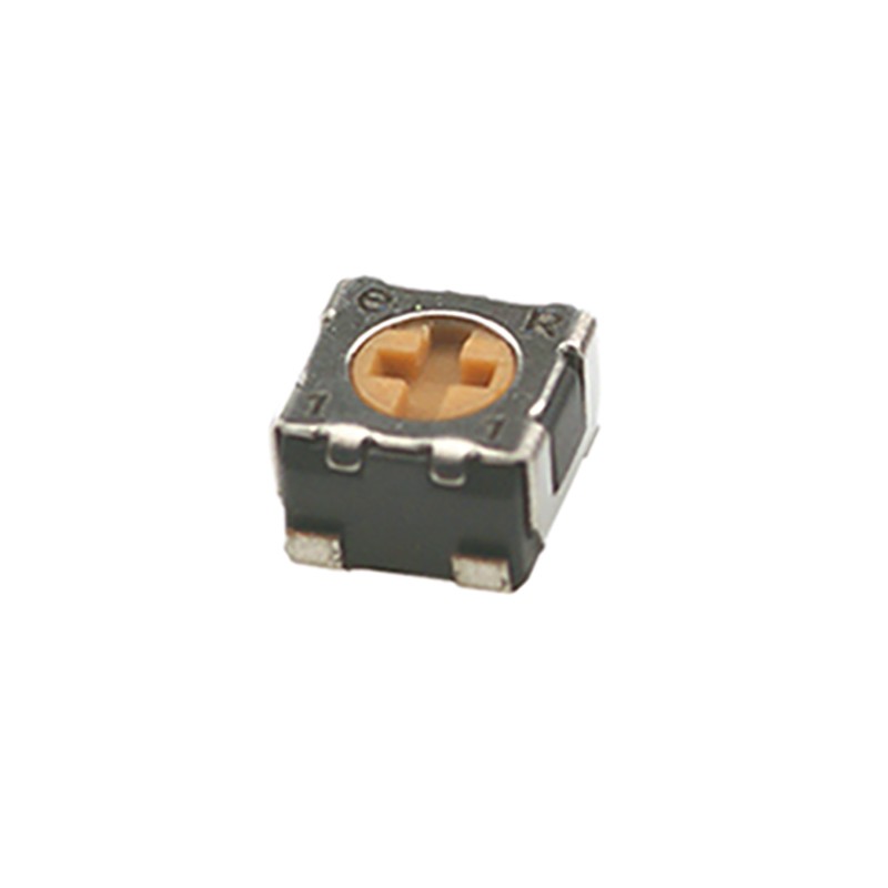 5 pcs - 10kΩ, SMD Trimmer Potentiometer 0.125W Top Adjust Nidec Components, ST-32