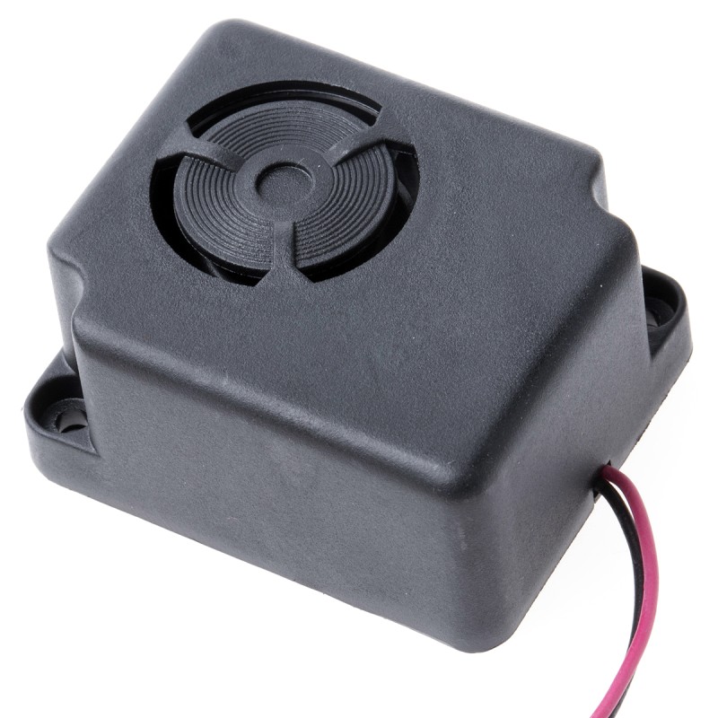 1 pcs - RS PRO 102dB SMD Siren Internal Electronic Sounder, 47 x 39 x 22.8mm, 6V dc Min, 14V dc Max