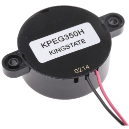 1 pcs - RS PRO 95dB Through Hole Continuous Internal Buzzer, 41.8 x 16mm, 8V dc Min, 18V dc Max