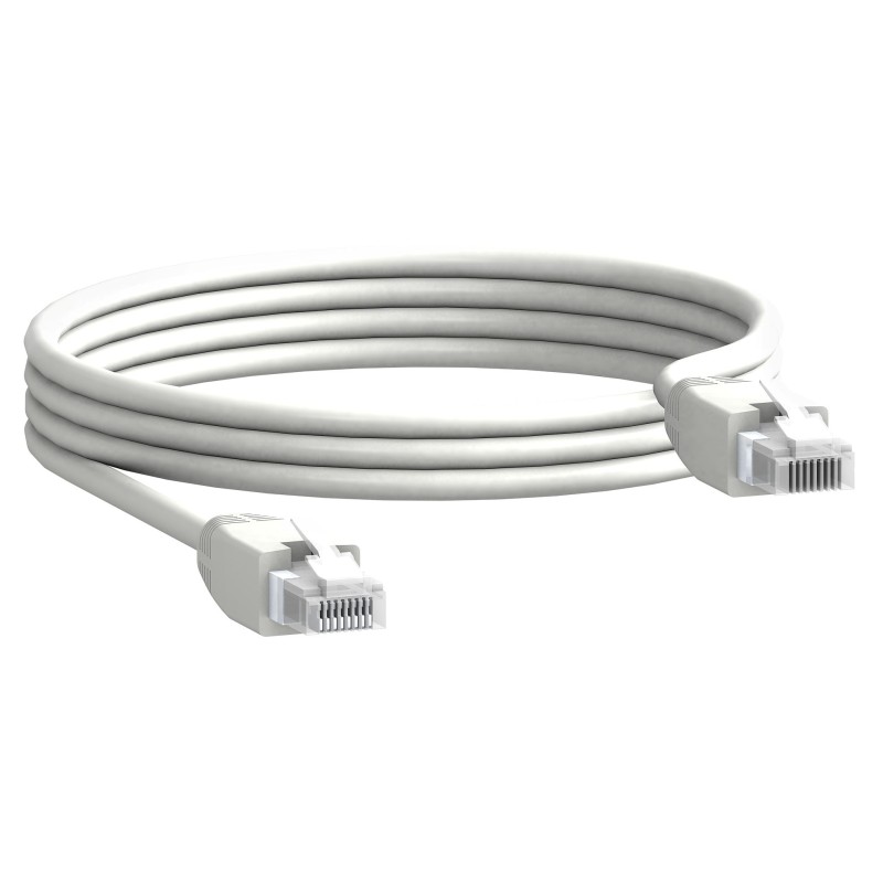 1 pcs - Schneider Electric Male RJ45 to Male RJ45 Ethernet Cable, 600mm