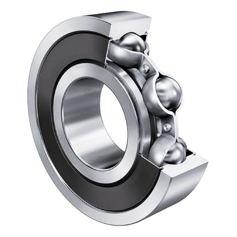 1 pcs - FAG 6305-C-2HRS Single Row Deep Groove Ball Bearing- Both Sides Sealed 25mm I.D, 62mm O.D