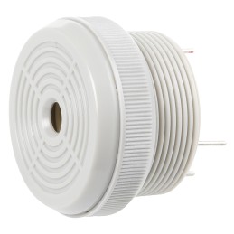 1 pcs - RS PRO 92dB Panel Mount Continuous, Fast Pulse Internal Piezo Buzzer, 35.5 (Dia.) x 23.5mm, 6V dc Min, 28V dc Max