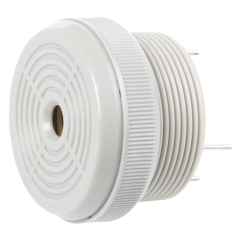 1 pcs - RS PRO 92dB Panel Mount Continuous, Fast Pulse Internal Piezo Buzzer, 35.5 (Dia.) x 23.5mm, 6V dc Min, 28V dc Max