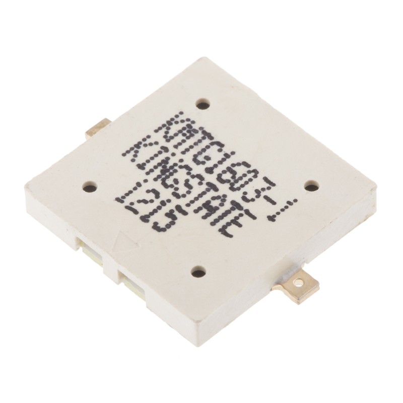 1 pcs - RS PRO 81dB SMD Square Wave External Piezo Buzzer Transducer, 16 x 16 x 2.6mm, 3V ac Min, 25V ac Max
