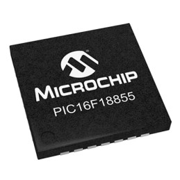 5 pcs - Microchip PIC16F18855-I/ML, 8bit PIC Microcontroller, PIC16LF, 32MHz, 14 kB Flash, 28-Pin QFN
