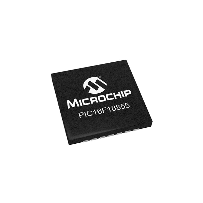 5 pcs - Microchip PIC16F18855-I/ML, 8bit PIC Microcontroller, PIC16LF, 32MHz, 14 kB Flash, 28-Pin QFN