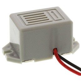 1 pcs - RS PRO 75dB Flange Mount Continuous Internal Magnetic Buzzer Component, 32 x 16.5 x 15.5mm, 2V dc Min, 4V dc Max