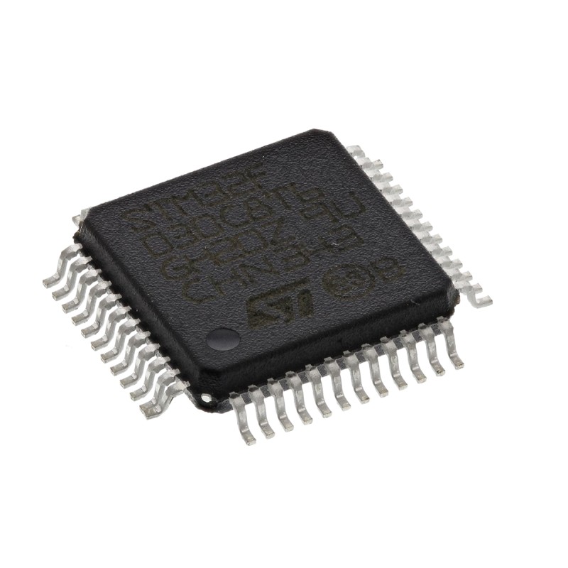 5 pcs - STMicroelectronics STM32F030C8T6, 32bit ARM Cortex M0 Microcontroller, STM32F0, 48MHz, 64 kB Flash, 48-Pin LQFP