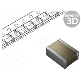 1 pcs x KEMET - C1825X104JBGACAUTO - Capacitor: ceramic, MLCC, 100nF, 630V, C0G (NP0), ±5%, SMD, 1825