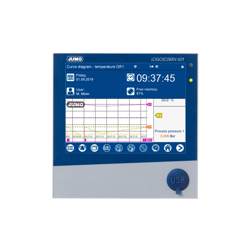 1 pcs - 645110 Software for use with JUMO LOGOSCREEN 600