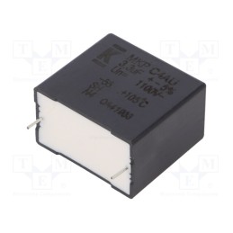 1 pcs x KEMET - C4AUQBU4330M11J - Capacitor: polypropylene, DC-Link, 3.3uF, ESR: 10.7mΩ, THT, ±5%