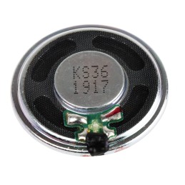 1 pcs - RS PRO 8Ω 1W Miniature Speaker 36mm Dia. , 36 (Dia.) x 4.8mm