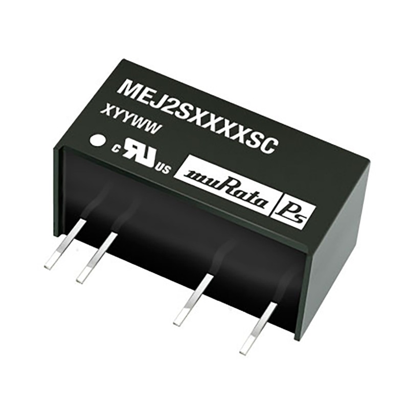 1 pcs - Murata Power Solutions MEJ2 DC-DC Converter, 5V dc/ 400mA Output, 10.8 - 13.2 V dc Input, 2W, Through Hole,