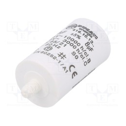 1 pcs x DUCATI ENERGIA - 416101327 - Capacitor: motors, run, 8uF, 425VAC, Ø32x55mm, -25÷85°C, ±5%