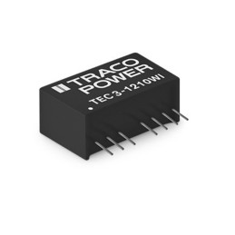 1 pcs - TRACOPOWER TEC 3WI DC-DC Converter, 9V dc/ 333mA Output, 9 - 36 V dc Input, 3W, Through Hole, +90°C Max Temp