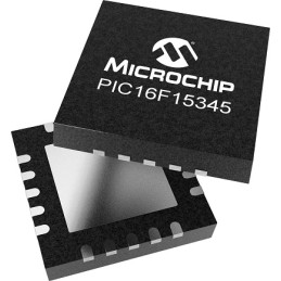5 pcs - Microchip PIC16F15345-I/GZ 8 bit MCU Microcontroller MCU, PIC16, 18-Pin UQFN